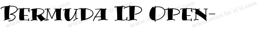 Bermuda LP Open字体转换